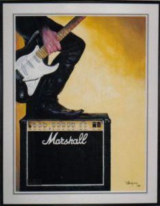 Rock'n Roll (1987) - Acrylique sur toile 56x34